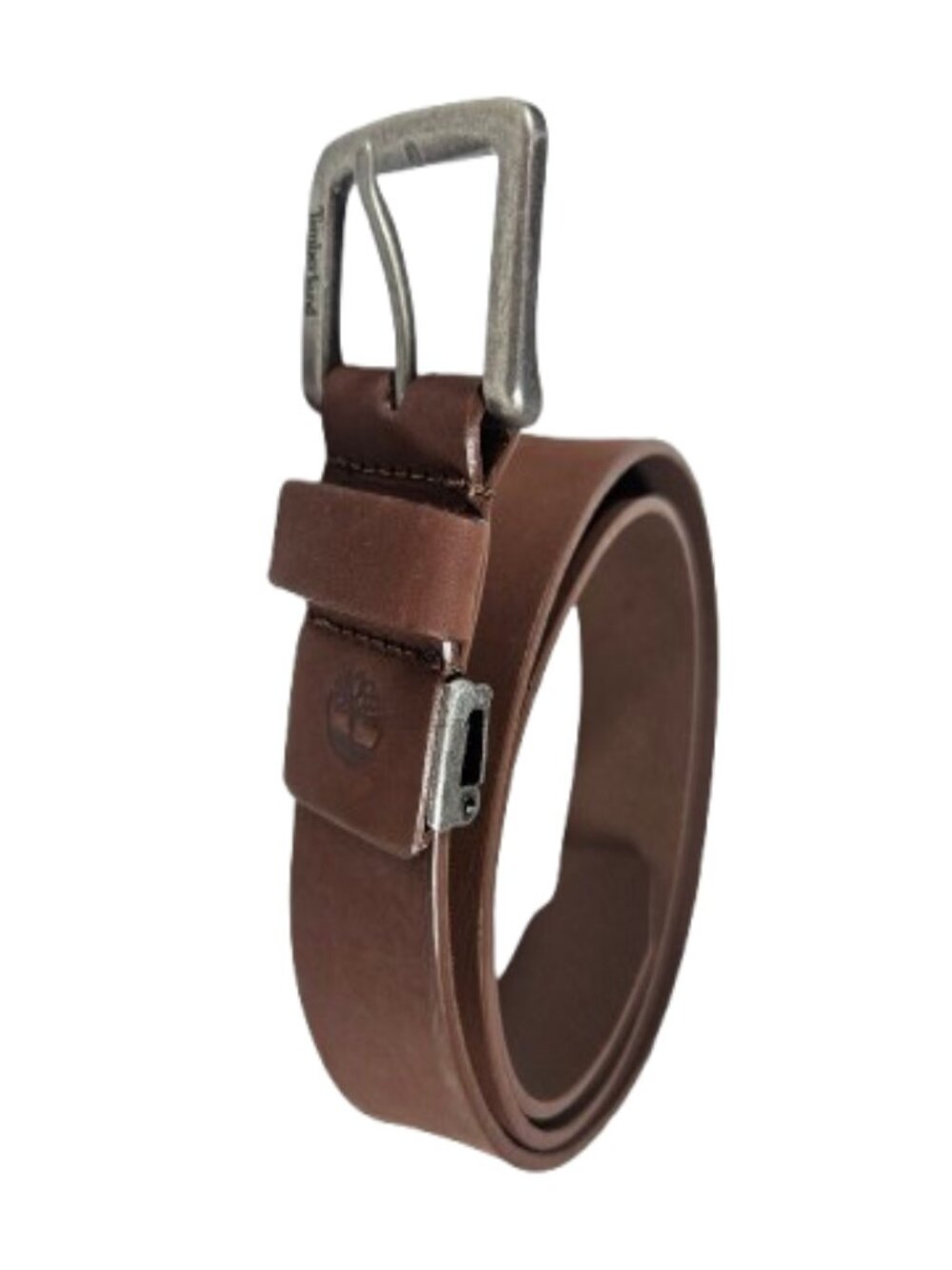 Timberland Brown Leather Men's Belt 1.5"